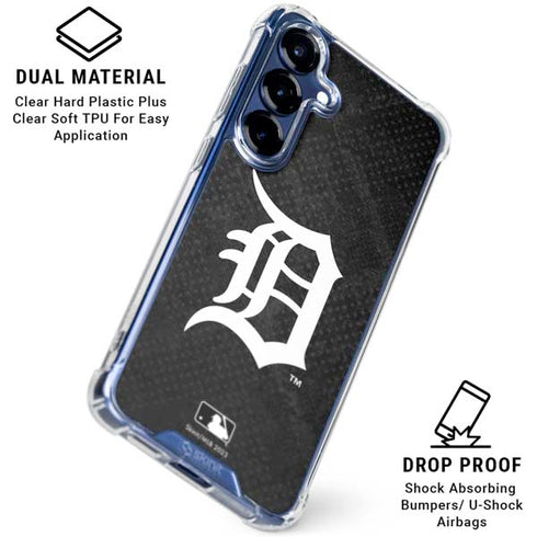 MLB Detroit Tigers Dark Wash Galaxy S25 Clear Case